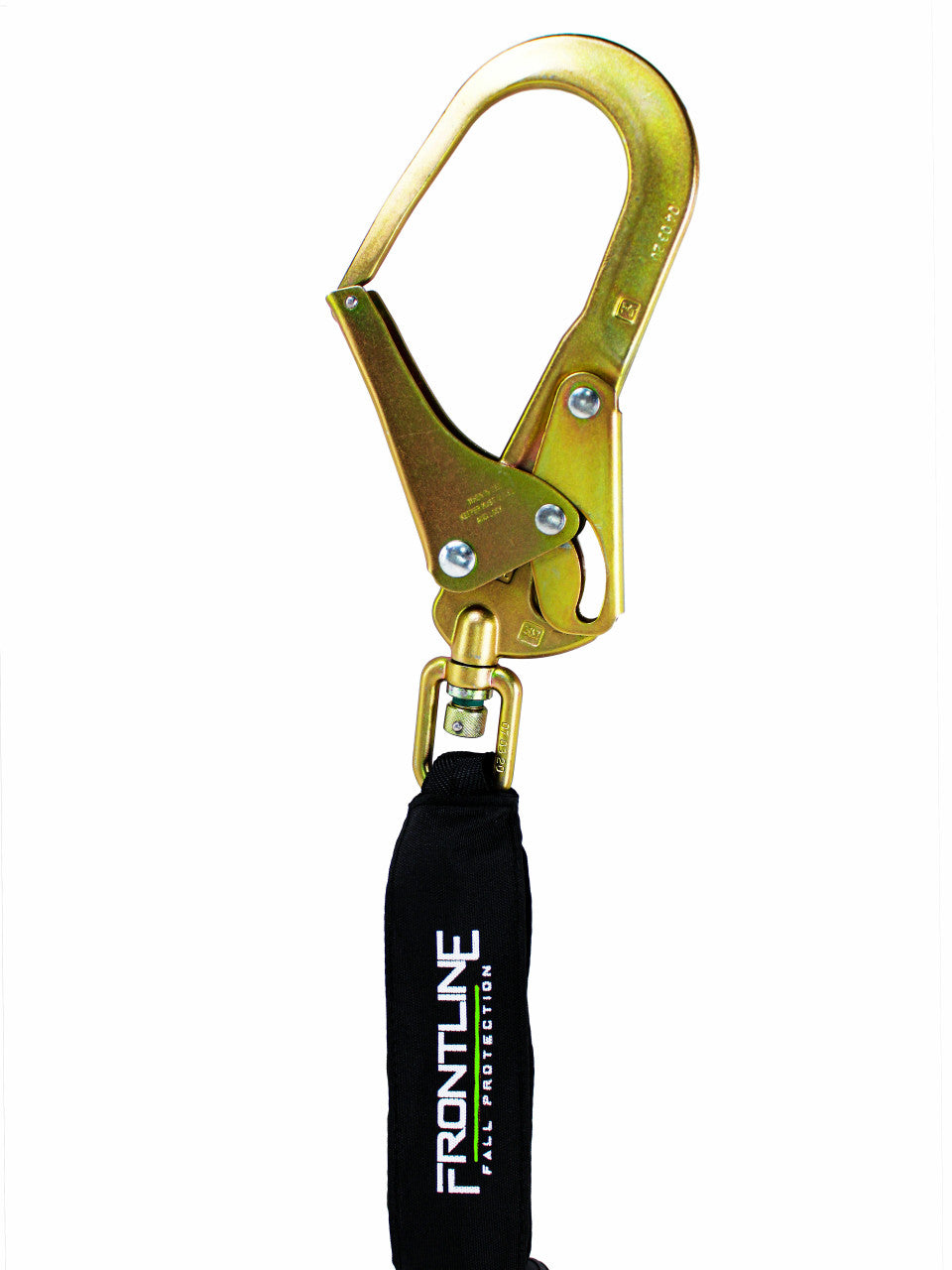 Frontline Fall RPW061R Web Single Leg 6' SRL with Steel Rebar Hook End Polyurethane product image