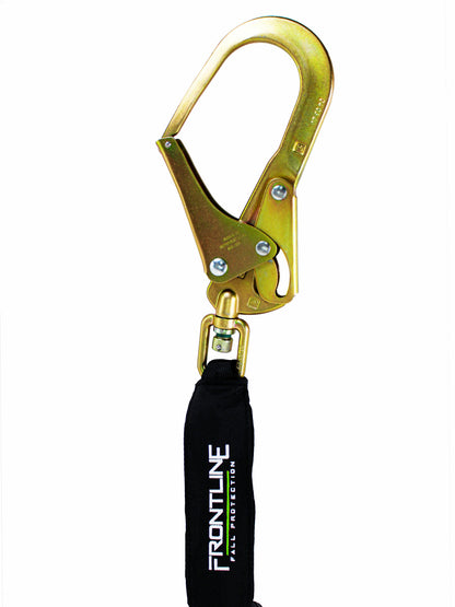 Frontline Fall RPW061R Web Single Leg 6' SRL with Steel Rebar Hook End Polyurethane product image