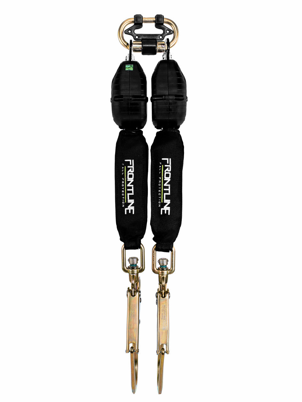 Frontline Fall RPW062R Web Twin Leg 6' SRL with Steel Rebar Hook Ends Polyurethane product image