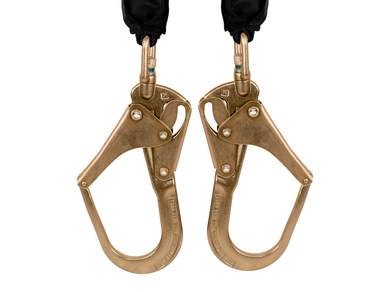 Frontline Fall RPW062R Web Twin Leg 6' SRL with Steel Rebar Hook Ends Polyurethane product image