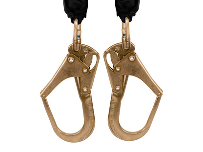 Frontline Fall RPW062R Web Twin Leg 6' SRL with Steel Rebar Hook Ends Polyurethane product image
