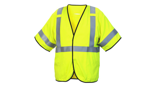Pyramex RVHL51FR Series Flame Resistant Safety Apparel Small Hi-vis Lime model RVHL5110FRS