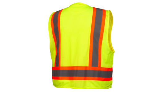 Pyramex RVZ24CP Series Flame Resistant Safety Apparel Small Hi-vis Lime model RVZ2410CPS