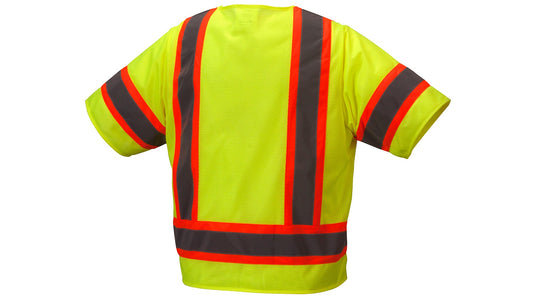 Pyramex RVZ34 Series Hi-Vis Safety Apparel Small Hi-vis Lime model RVZ3410S