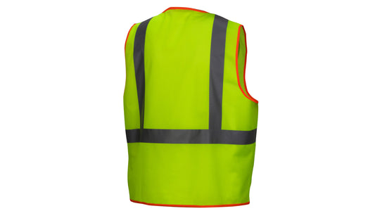 Pyramex RVZ40 Series Hi-Vis Safety Apparel Small Hi-vis Lime model RVZ4010S