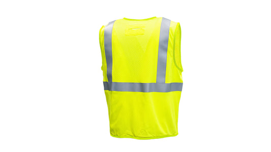 Pyramex RVZ52FR Series Flame Resistant Safety Apparel Small Hi-vis Lime model RVZ5210FRS