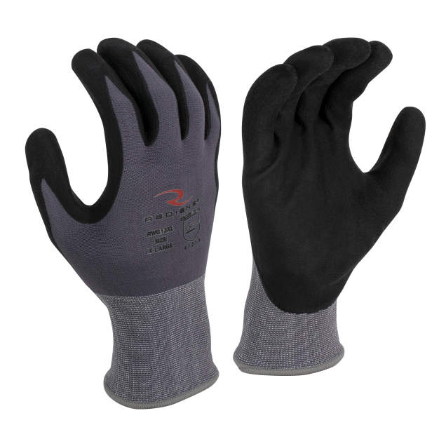 Nylon Shell Foam Nitrile Gripper Glove RWG13