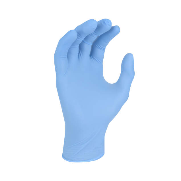 Radians RWG9405 Nitrile Disposable Gloves - 5 Mil Industrial Grade with Textured Grip for Enhanced Protection