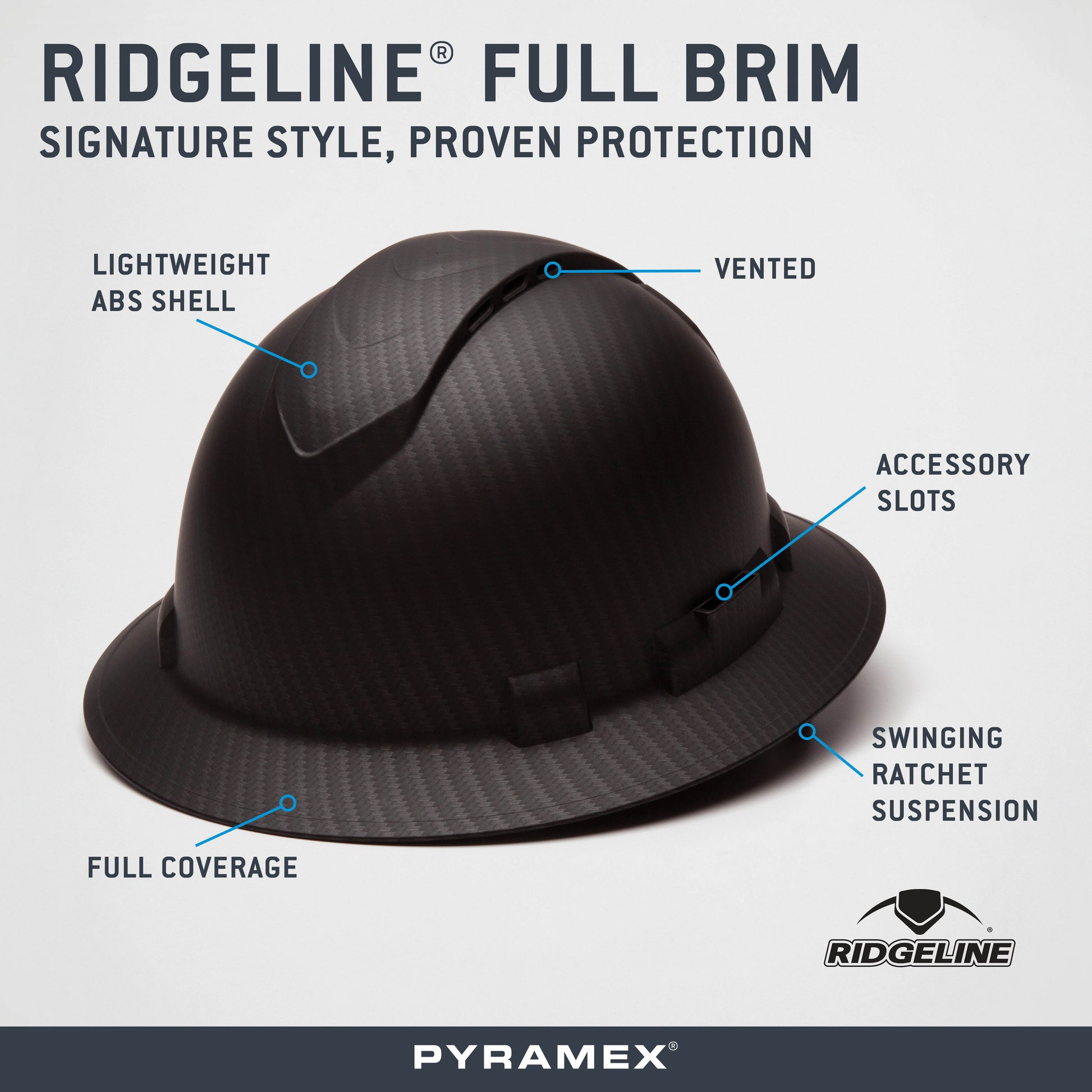 Ridgeline® Full Brim - official Pyramex product image 147