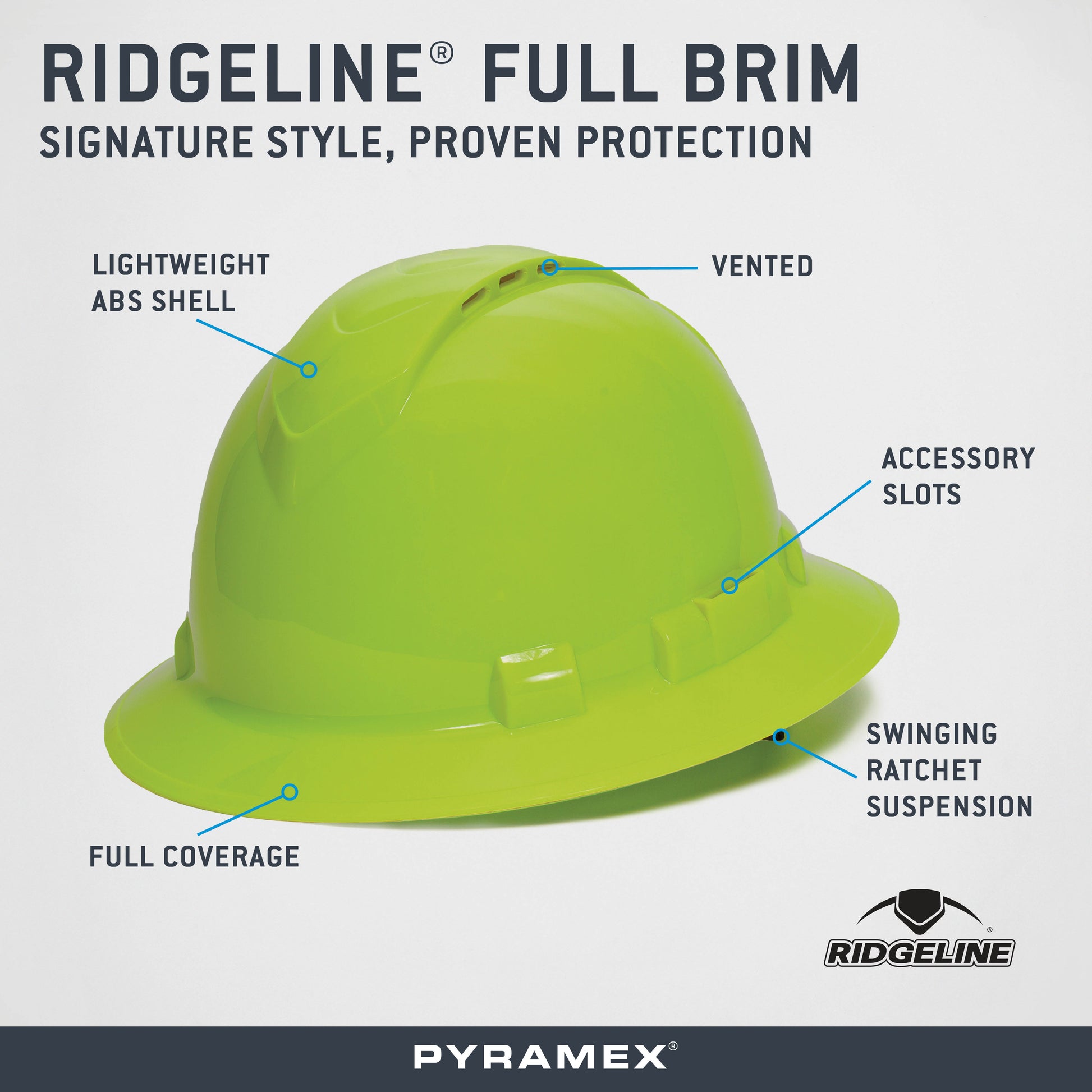 Ridgeline® Full Brim - official Pyramex product image 127