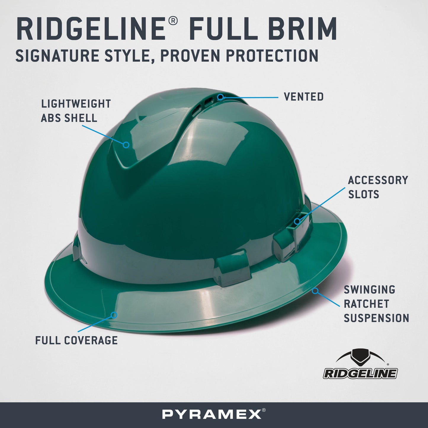 Ridgeline® Full Brim - official Pyramex product image 152