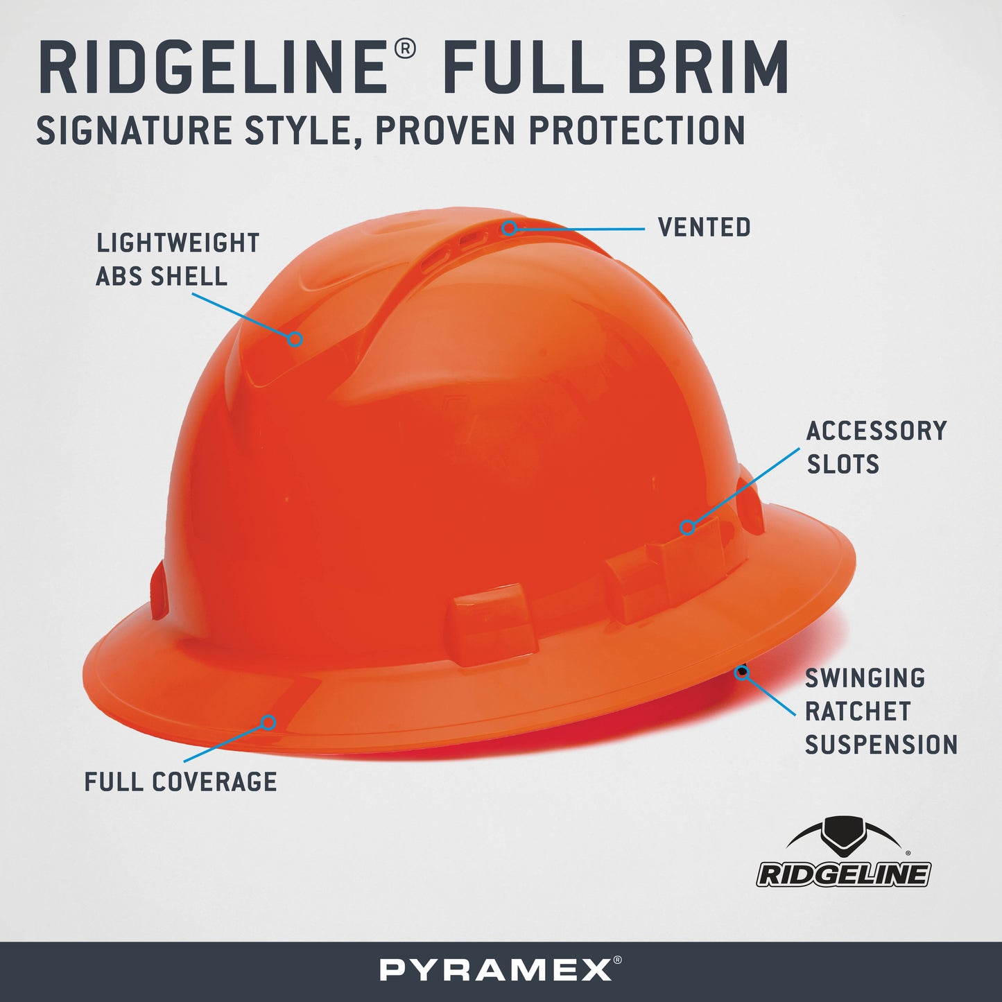Ridgeline® Full Brim - official Pyramex product image 132