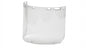 Molded Polycarbonate Face Shield with Slots for Chin Cup