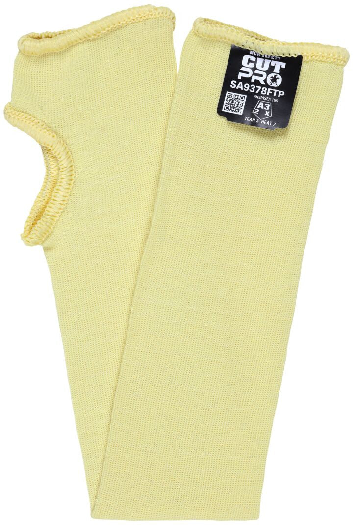 CutPro ARX Fiberglass Cut-Resistant Sleeve, ANSI A3, Thumb Slot, 18