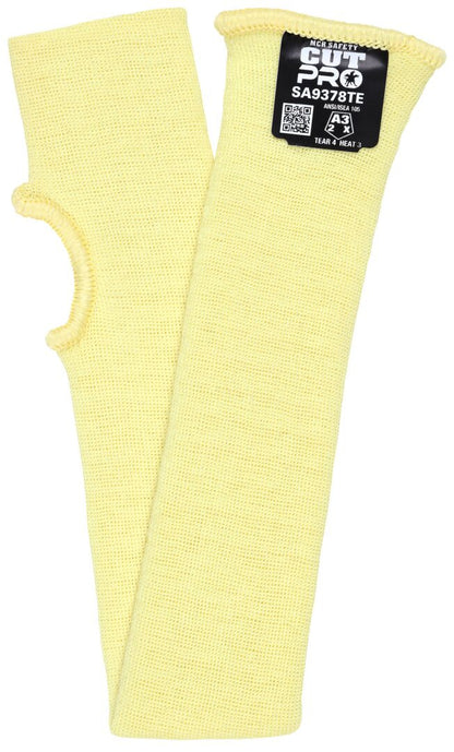 CutPro ARX Aramid Cut-Resistant Sleeve, ANSI A3, 18-Inch Thumb Slot