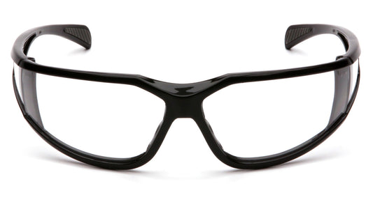 Pyramex Exeter Safety Glasses Black Clear model SB5110DT