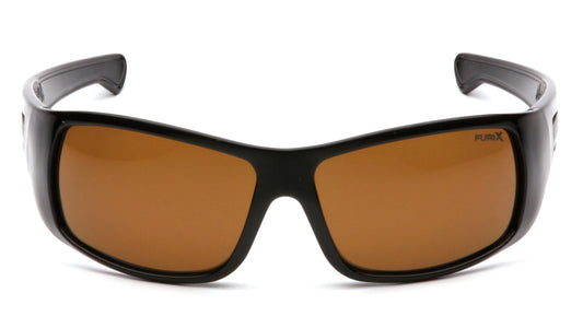 Pyramex Furix Safety Glasses Black Coffee model SB8515DT
