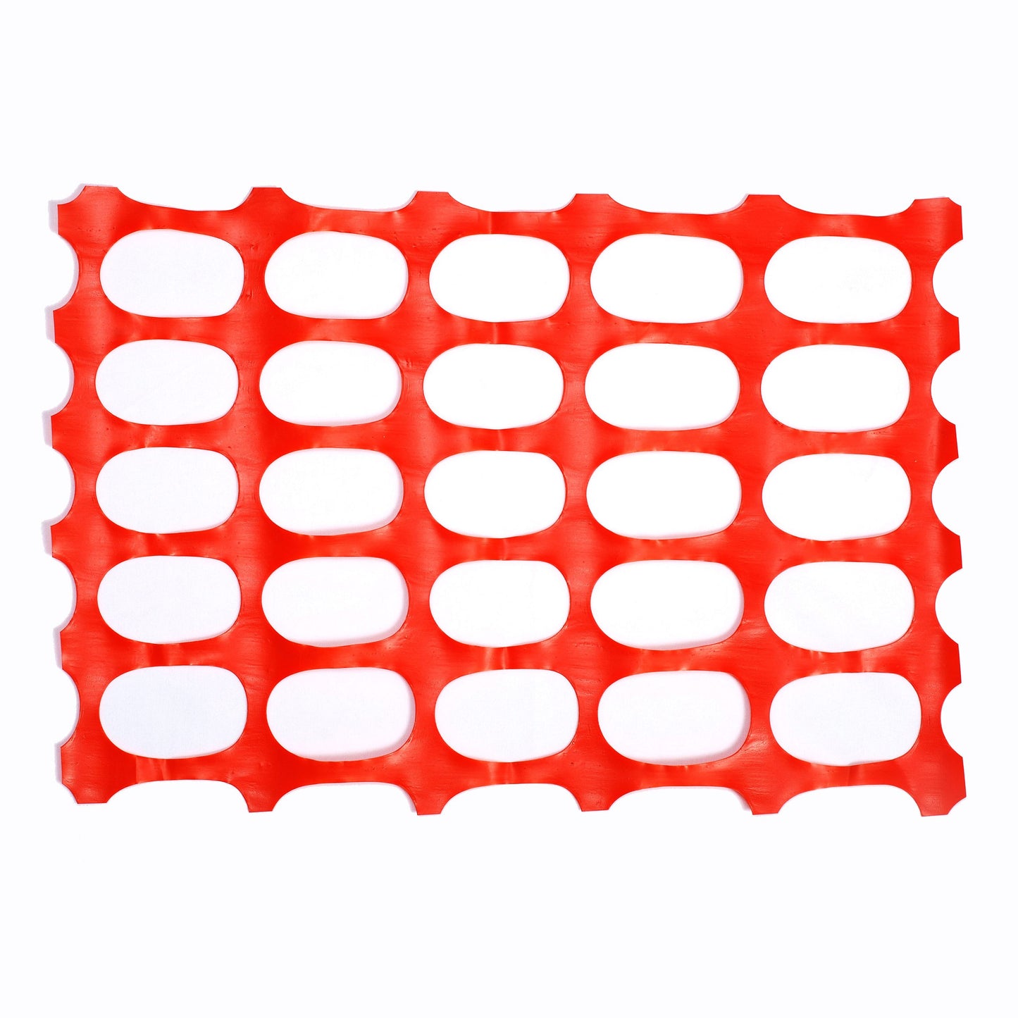 Cordova Safety Fencing, Oval Pattern, Orange Col #SF1201