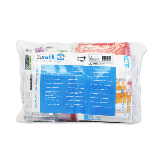 SUREFILL™ 50 ANSI 2021 A First Aid Kit Refill – For all 50 Series Kits 2021 #SF50A-SF
