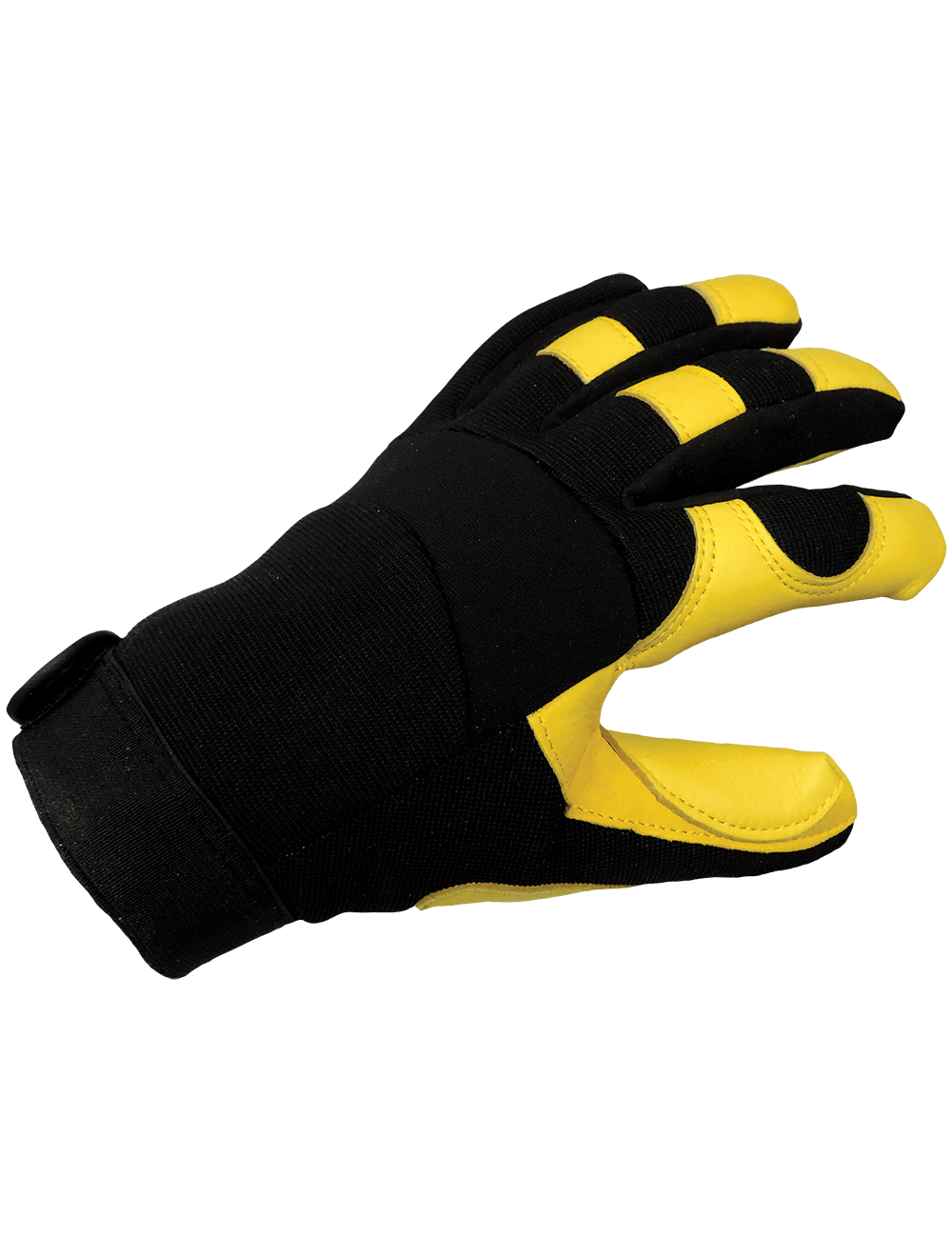 Global Glove - SG7700IN - Leather Palm Gloves - neoprene coating - black