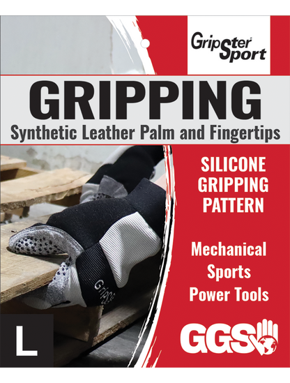 Gripster® - SG9003 - Mechanics Gloves - silicone coating - gray