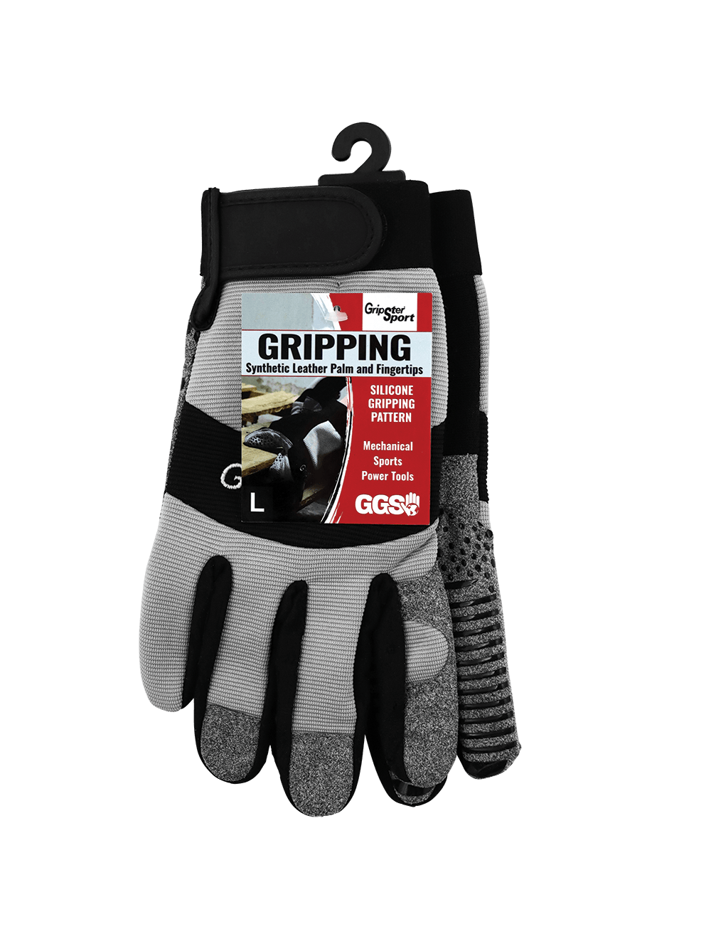 Gripster® - SG9003 - Mechanics Gloves - silicone coating - gray