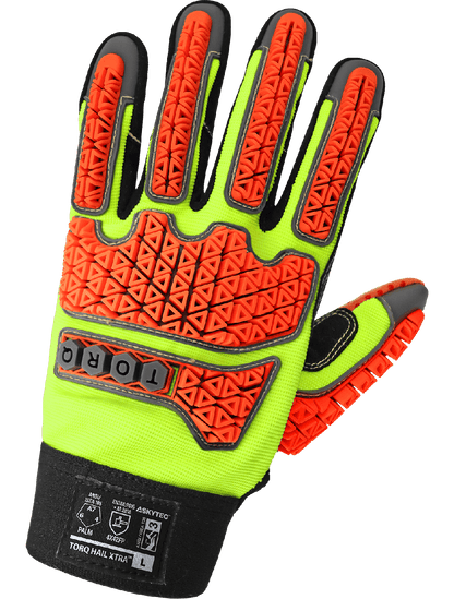 Torq Hail Xtra™ - SG9928 - Leather Palm Gloves - cut level A7 - black