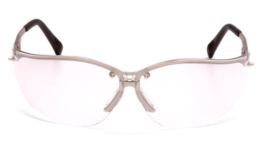 Pyramex V2 Metal Safety Glasses Gun Metal Clear model SGM1810S