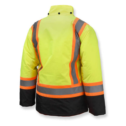 Radians SJ610B Weatherproof Parka with Zip-Out Reversible Bomber Jacket