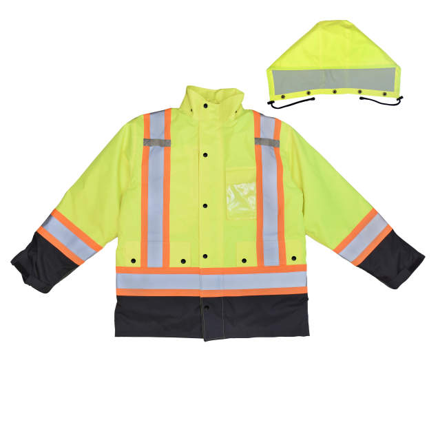 Radians SJ610B Weatherproof Parka with Zip-Out Reversible Bomber Jacket