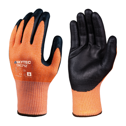 Skytec TRC712 - palm and back - orange and black