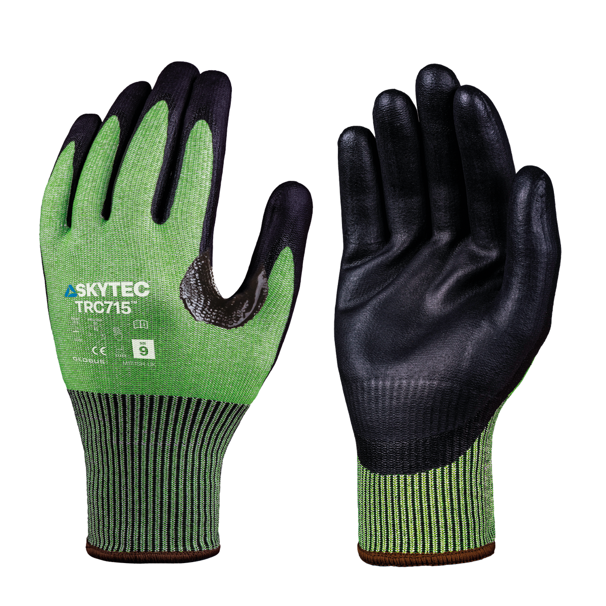 Skytec TRC715 - palm and back - green and black