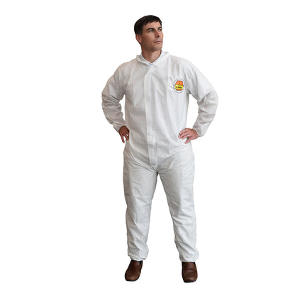 Cordova C-max™ White SMS Coverall, Zipper Fro #SMS200 - SMS2002XL image 2