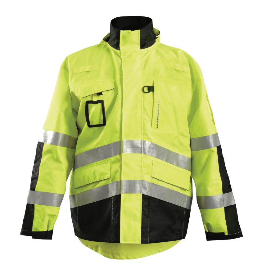 3-In-1 Safety Performance Workwear Black Bottom Ripstop Parka