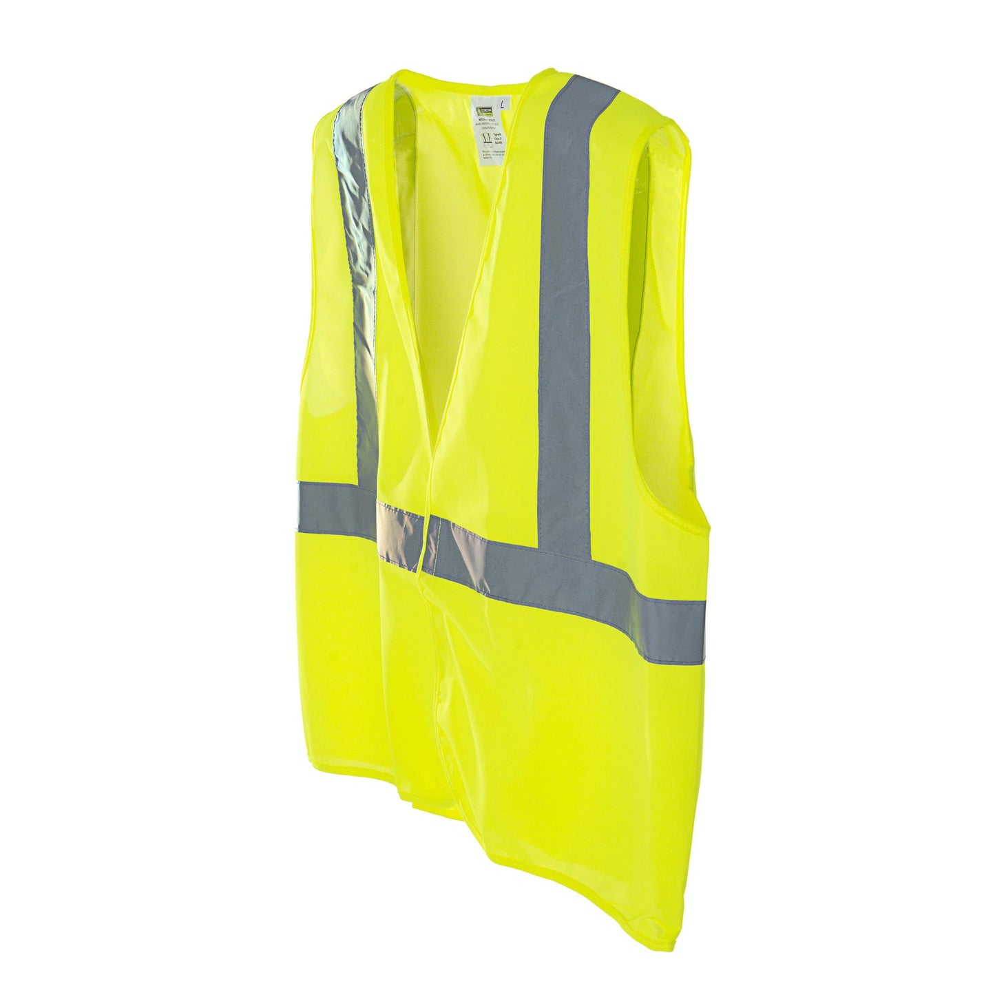 Cordova Class 2 Vest, Lime Solid Fabric, 2inch S #SPV221 - SPV221L