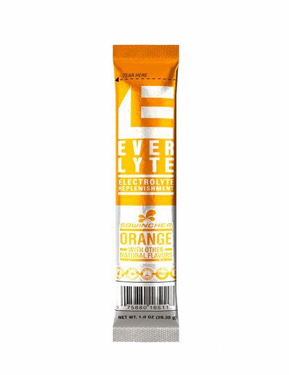 Sqwincher EverLyte Clear Hydration Powder Sticks, 20 oz Yield, 100/Case - Orange