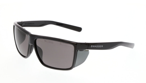 MCR Safety SR2L - Swagger® SR2L Safety Glasses - 8% Larger than Original SR2 Series - Soft TPR Nose Pad and Temple Ends - Detachable Side Shields — Sold by Pair — manufacturer image 2