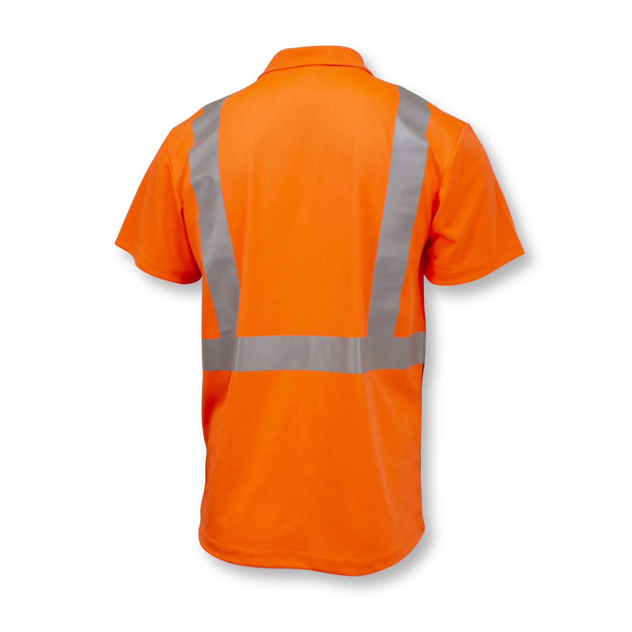 Radians ST12B Class 2 High Visibility Color Blocked Safety Short Sleeve Polo