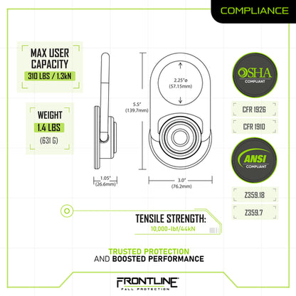 Frontline STM5810K MEGA Swivel 10k Steel Anchor
