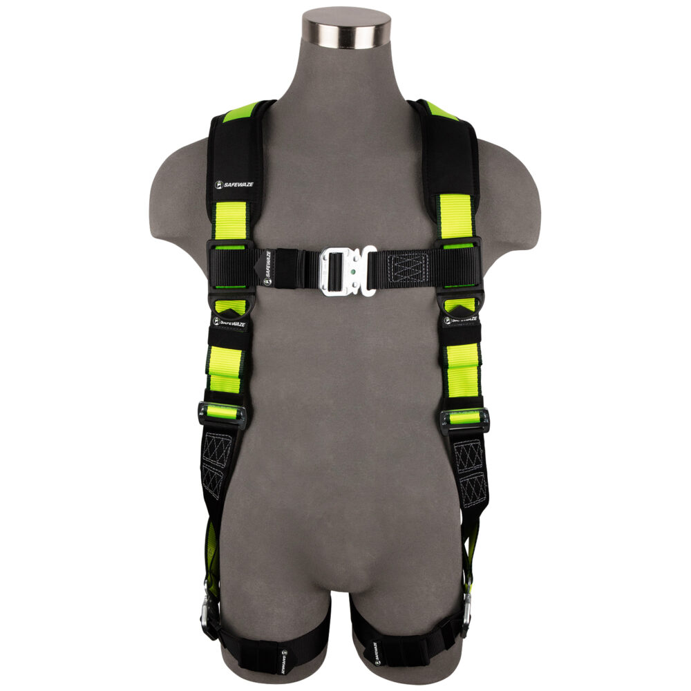 Safewaze SW280-QC PRO Full Body Harness: 1D, QC Chest/Legs product image