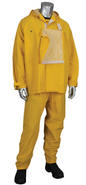 HydroFR™ PVC Jacket with Hood and Bib Overalls - 0.35 mm