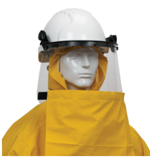 HydroFR™ PVC Jacket with Hood and Bib Overalls - 0.35 mm