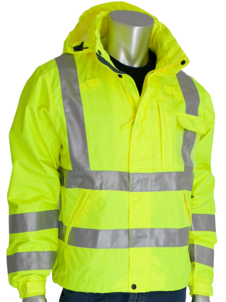 VizPLUS™ ANSI Type R Class 3 Heavy Duty Waterproof Breathable Jacket