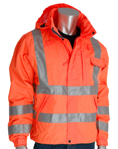 VizPLUS™ ANSI Type R Class 3 Heavy Duty Waterproof Breathable Jacket