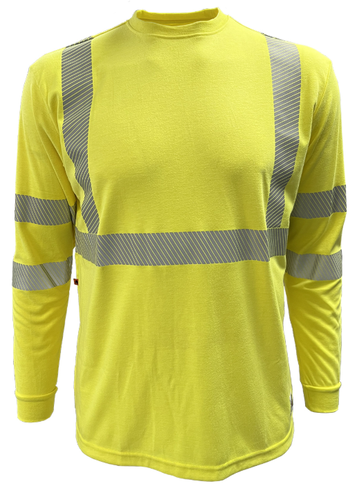 ANSI Type R Class 3 AR/FR Crew Neck Long Sleeve T-Shirt