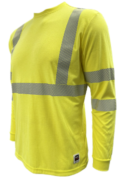 ANSI Type R Class 3 AR/FR Crew Neck Long Sleeve T-Shirt