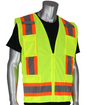 ANSI Type R Class 2 Two-Tone Eleven Pocket Solid Tricot Surveyors Vest