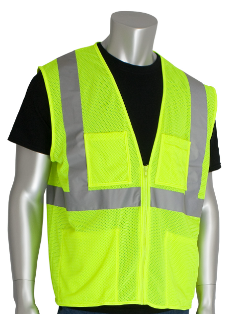 ANSI Type R Class 2 Four Pocket Value Mesh Vest