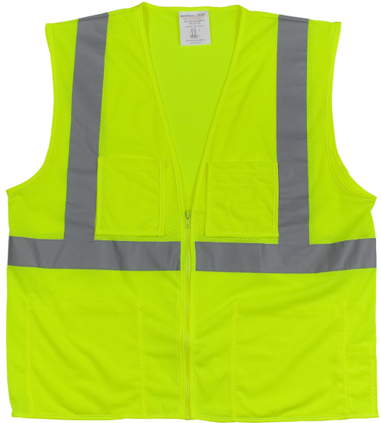 ANSI Type R Class 2 Four Pocket Value Mesh Vest