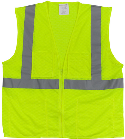 ANSI Type R Class 2 Four Pocket Value Mesh Vest